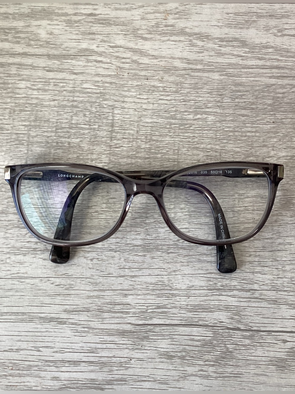 Longchamp Glasses LO2618 Grey Eyglasses Designer Frames Unisex